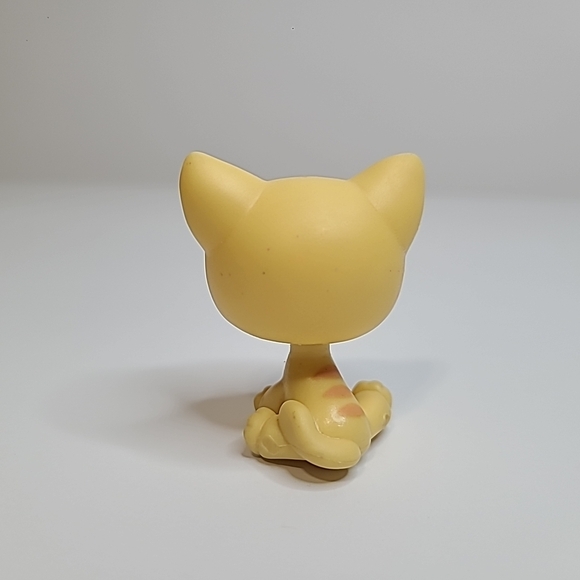 Rare Littlest Pet Shop LPS Cat Paws Off Diary Figure Yellow No # Shorthair - Picture 3 of 5